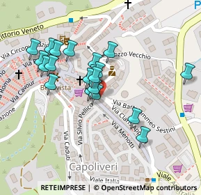 Mappa VIA GIUSEPPE MAZZINI, 57037 Capoliveri LI, Italia (0.105)