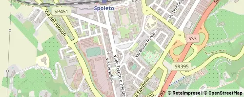 Mappa Spoleto