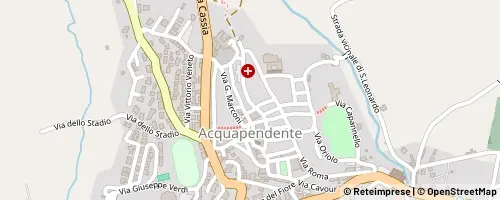 Mappa Acquapendente