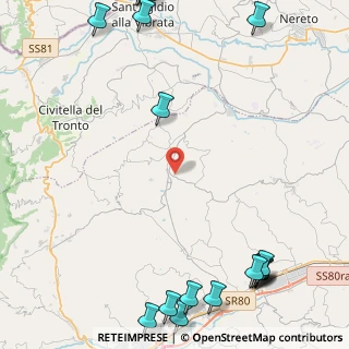 Mappa Frazione Villa Camera, 64012 Campli TE, Italia (7.6425)
