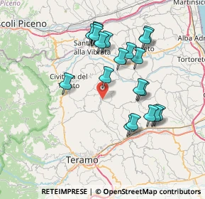 Mappa Frazione Villa Camera, 64012 Campli TE, Italia (7.3795)