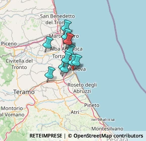 Mappa Via Nazionale, 64021 Giulianova TE, Italia (8.15583)