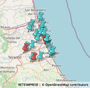 Mappa Via Nazionale, 64021 Giulianova TE, Italia (10.117)