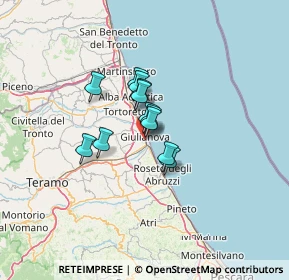 Mappa Via Nazionale, 64021 Giulianova TE, Italia (7.795)