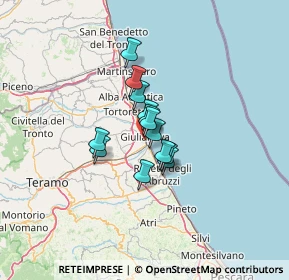 Mappa Via Nazionale, 64021 Giulianova TE, Italia (7.73077)