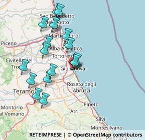 Mappa Via Nazionale, 64021 Giulianova TE, Italia (15.155)