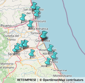 Mappa Via Nazionale, 64021 Giulianova TE, Italia (15.66167)