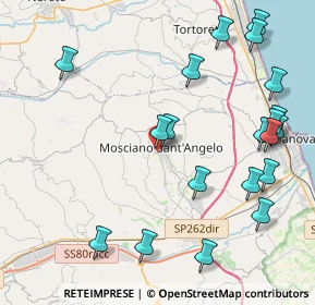 Mappa Via Campo dei Fiori, 64023 Mosciano Sant'Angelo TE, Italia (5.238)