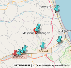 Mappa Via Campo dei Fiori, 64023 Mosciano Sant'Angelo TE, Italia (4.95182)