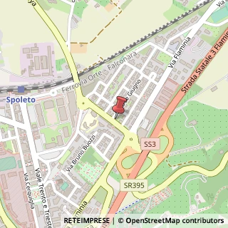 Mappa Via Pietro Conti, 2, 06049 Spoleto, Perugia (Umbria)