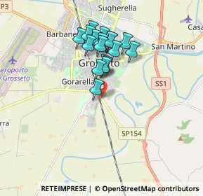 Mappa SP 154, 58100 Grosseto GR, Italia (1.54444)