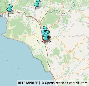 Mappa SP 154, 58100 Grosseto GR, Italia (7.21182)