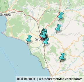 Mappa SP 154, 58100 Grosseto GR, Italia (6.95733)