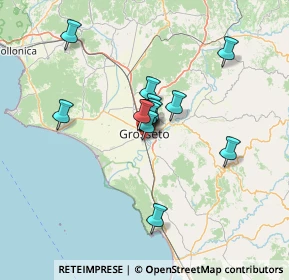 Mappa SP 154, 58100 Grosseto GR, Italia (9.34933)