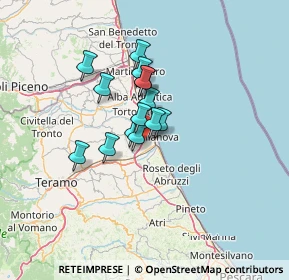 Mappa Via Case di Trento, 64021 Giulianova TE, Italia (8.93357)