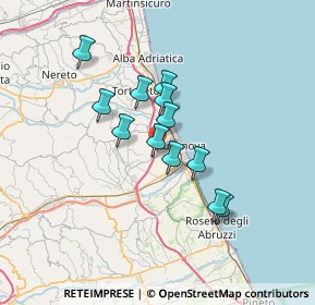 Mappa Via Case di Trento, 64021 Giulianova TE, Italia (5.41)