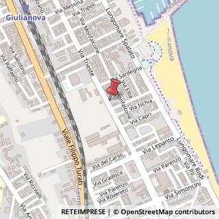Mappa Via Trieste, 205, 64021 Giulianova, Teramo (Abruzzo)