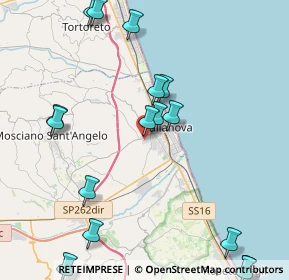 Mappa Via Tancredi, 64021 Giulianova TE, Italia (6.107)