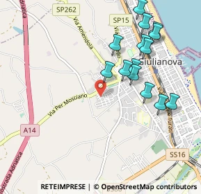 Mappa Via Enrico Fermi, 64021 Giulianova TE, Italia (1.06929)