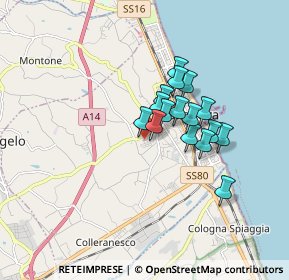 Mappa Via Tancredi, 64021 Giulianova TE, Italia (1.24063)