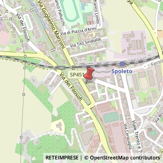 Mappa Via XXV Aprile, 52, 06049 Spoleto, Perugia (Umbria)