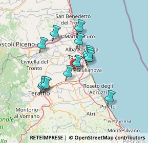 Mappa Via Bachelet, 64023 Mosciano Sant'Angelo TE, Italia (12.02308)