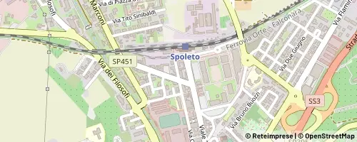 Mappa Spoleto