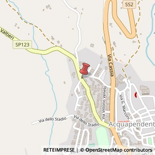 Mappa Via Valtieri, 47, 01021 Acquapendente, Viterbo (Lazio)
