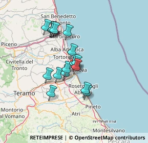 Mappa Viale Vittorio Veneto, 64021 Giulianova TE, Italia (11.31941)