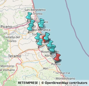 Mappa Viale Vittorio Veneto, 64021 Giulianova TE, Italia (10.53133)