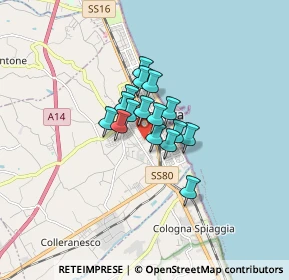 Mappa Viale Vittorio Veneto, 64021 Giulianova TE, Italia (0.91875)