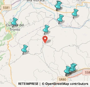 Mappa Contrada Villa Camera, 64012 Campli TE, Italia (5.83909)