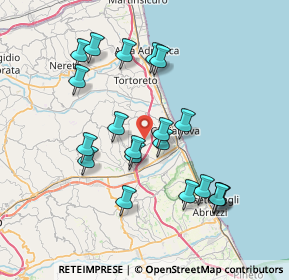 Mappa Traversa Mari, 64021 Giulianova TE, Italia (7.5365)