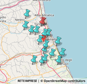 Mappa Traversa Mari, 64021 Giulianova TE, Italia (6.16944)