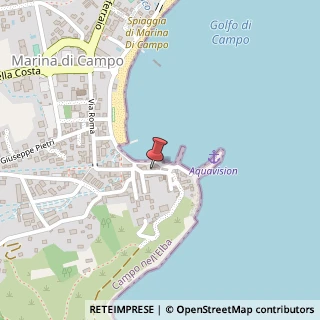 Mappa Piazza della Fontana, 26, 57034 Campo nell'Elba, Livorno (Toscana)
