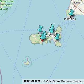 Mappa LA TANA DEI SOGNI SRLS, 57034 Campo nell'Elba LI, Italia (11.57455)