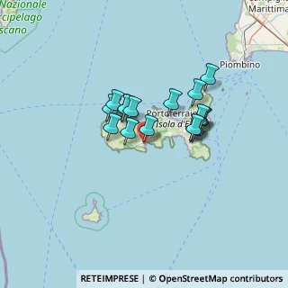 Mappa LA TANA DEI SOGNI SRLS, 57034 Campo nell'Elba LI, Italia (10.34059)