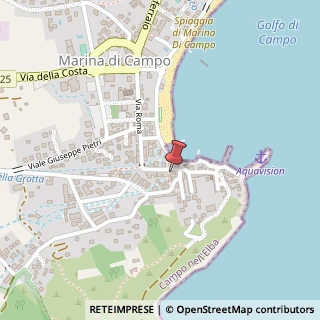Mappa Via Guglielmo Marconi, 25, 57034 Campo nell'Elba, Livorno (Toscana)