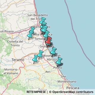 Mappa Via Giuseppe di Vittorio, 64022 Giulianova TE, Italia (10.2415)