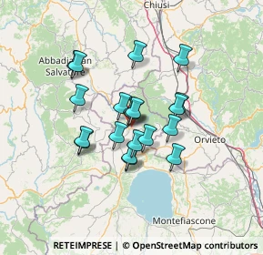 Mappa 01021 Acquapendente VT, Italia (10.451)