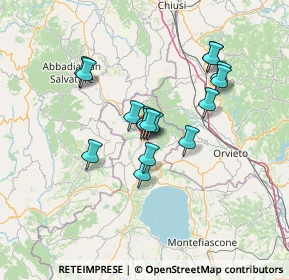 Mappa 01021 Acquapendente VT, Italia (11.18875)