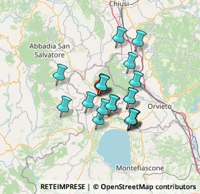 Mappa 01021 Acquapendente VT, Italia (10.244)