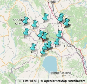 Mappa 01021 Acquapendente VT, Italia (11.4935)