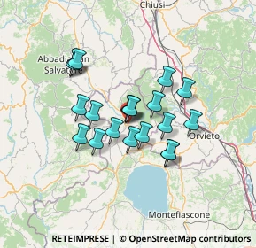 Mappa 01021 Acquapendente VT, Italia (10.784)