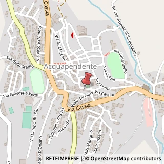 Mappa Piazza della Costituente, 2, 01021 Acquapendente, Viterbo (Lazio)