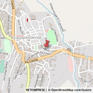 Mappa Via Roma, 102, 01021 Acquapendente, Viterbo (Lazio)