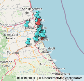 Mappa Via 64021, 64021 Giulianova TE, Italia (8.15)