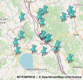 Mappa Via dei Falegnami, 05018 Orvieto TR, Italia (15.866)