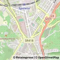 Mapa Spoleto