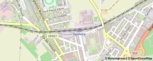 Mappa Spoleto